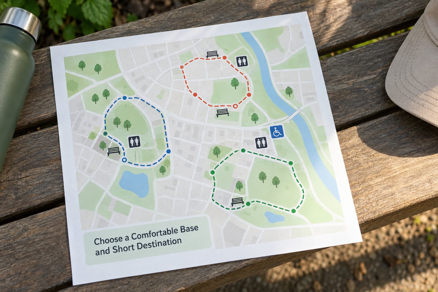 Choose a Comfortable Base and Short Destination