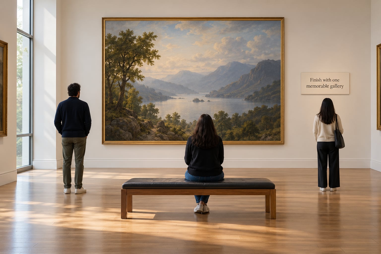 Finish with one memorable gallery