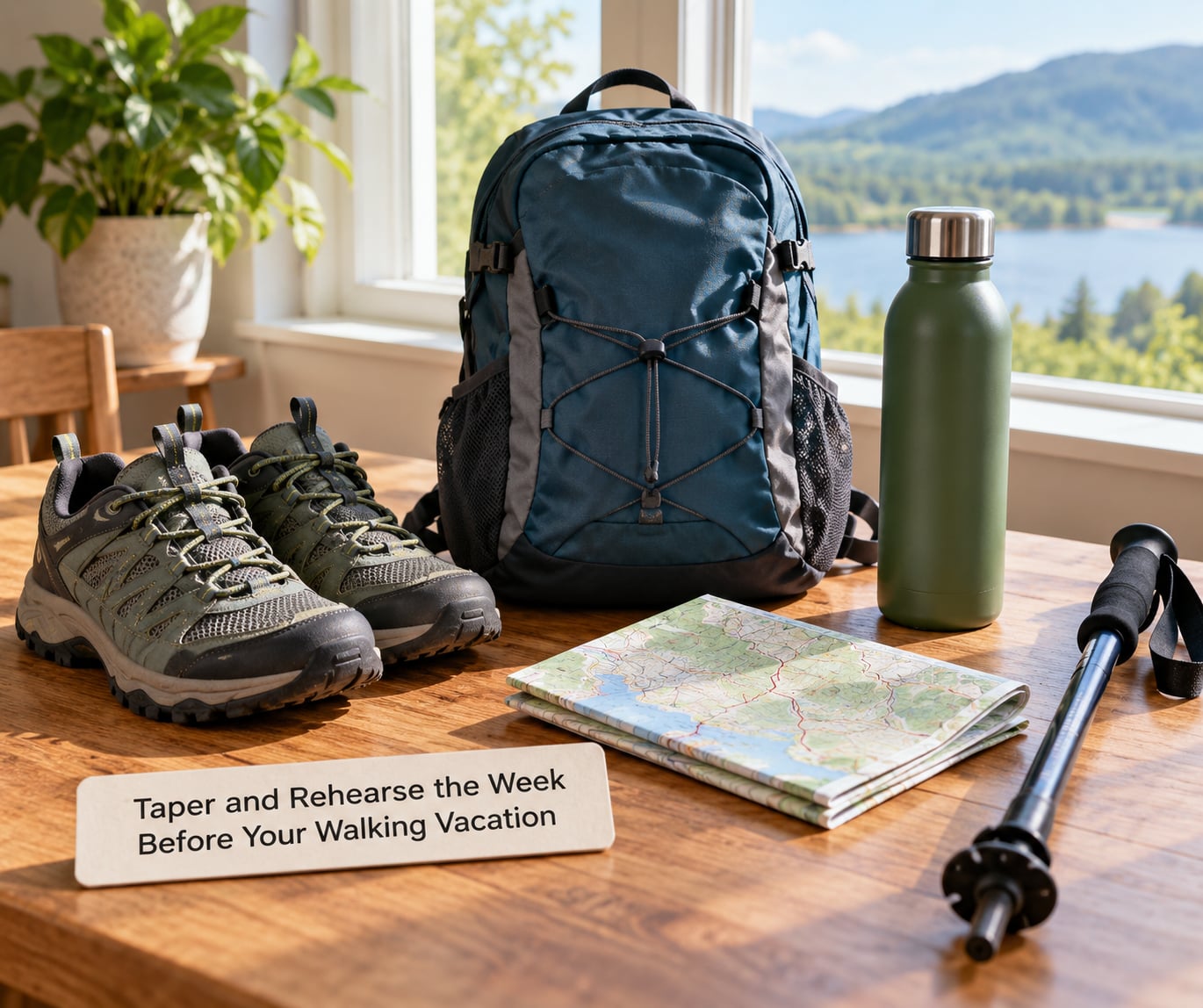 Taper and Rehearse the Week Before Your Walking Vacation