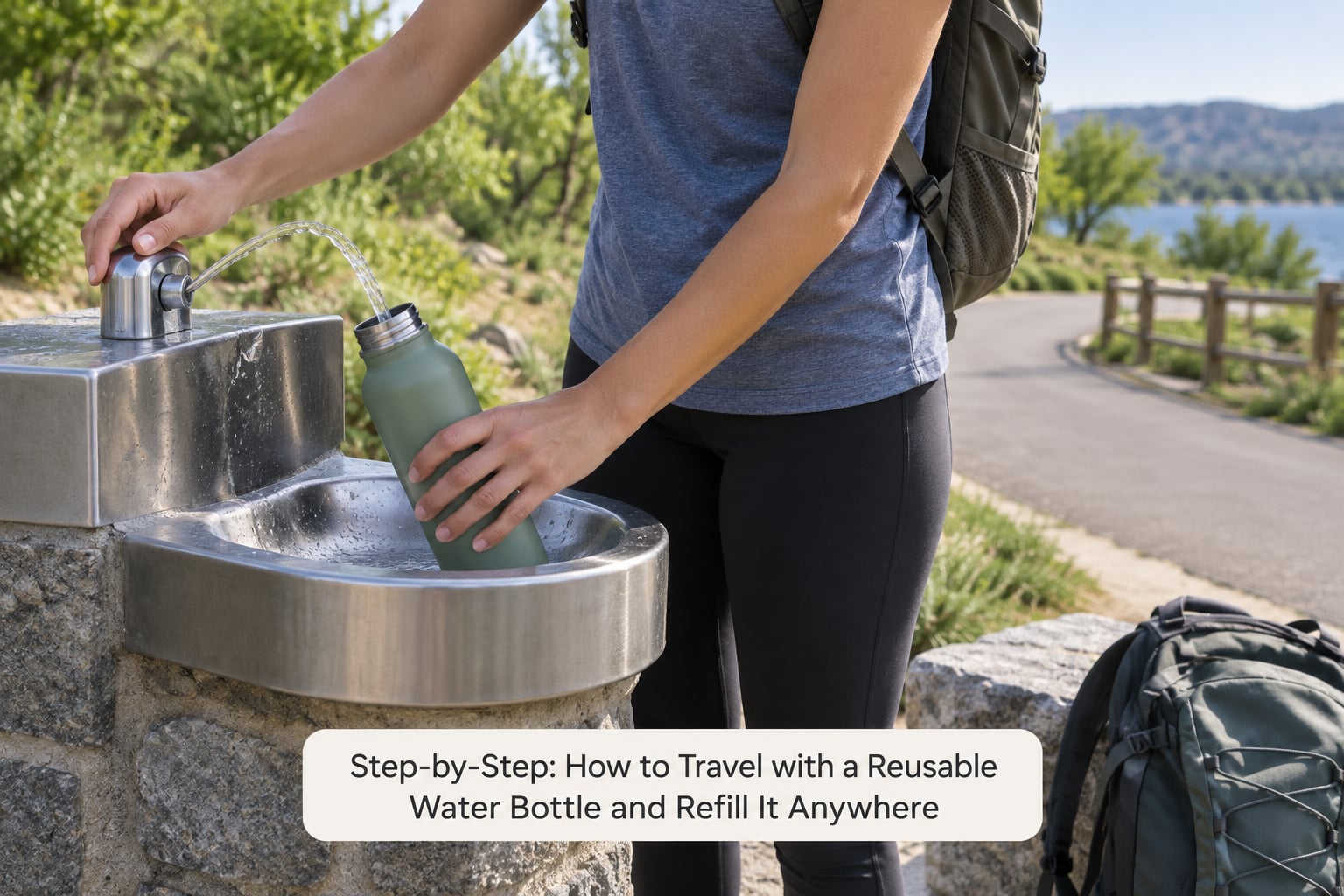 Step-by-Step: How to Travel with a Reusable Water Bottle and Refill It Anywhere