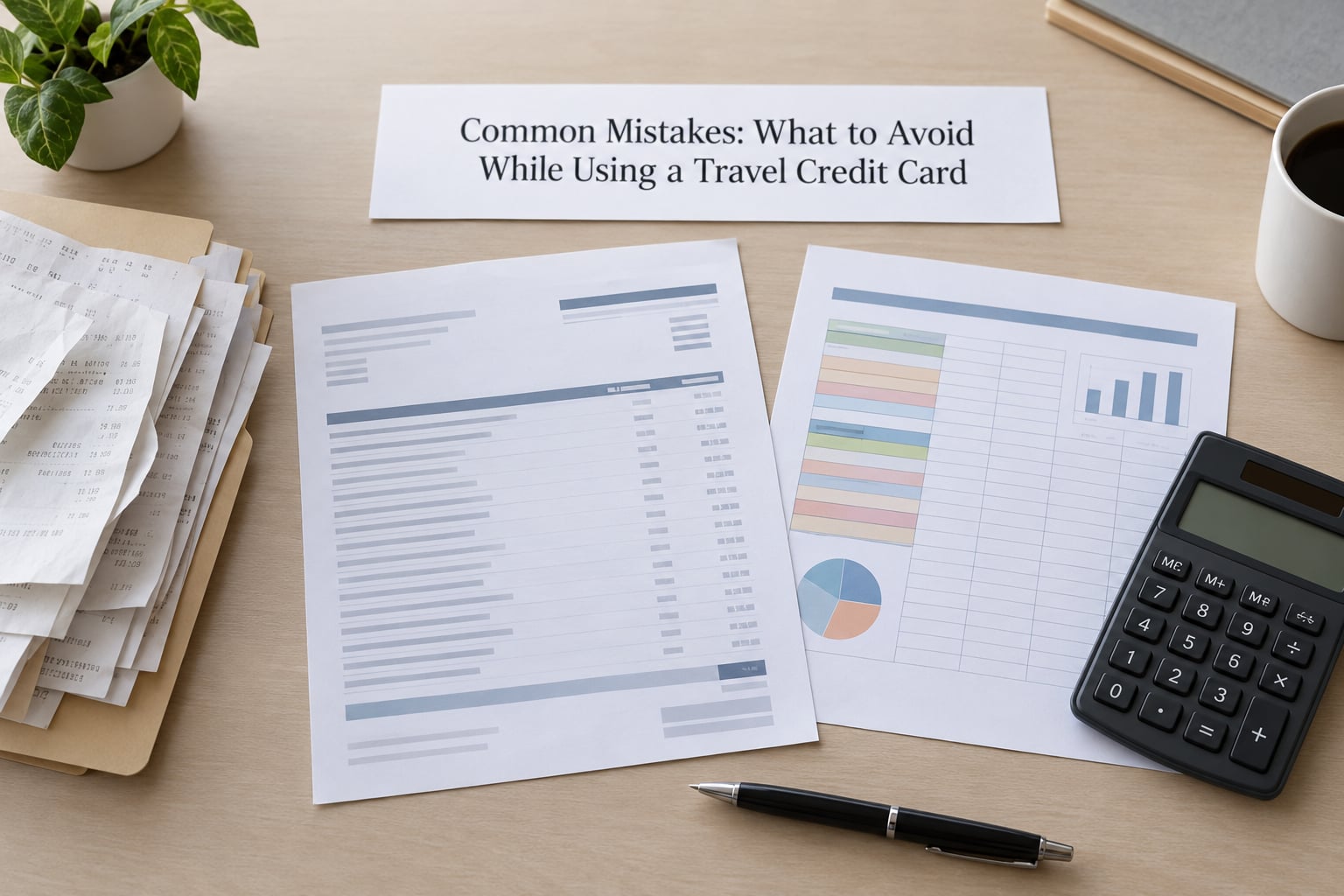 Common Mistakes: What to Avoid While Using a Travel Credit Card