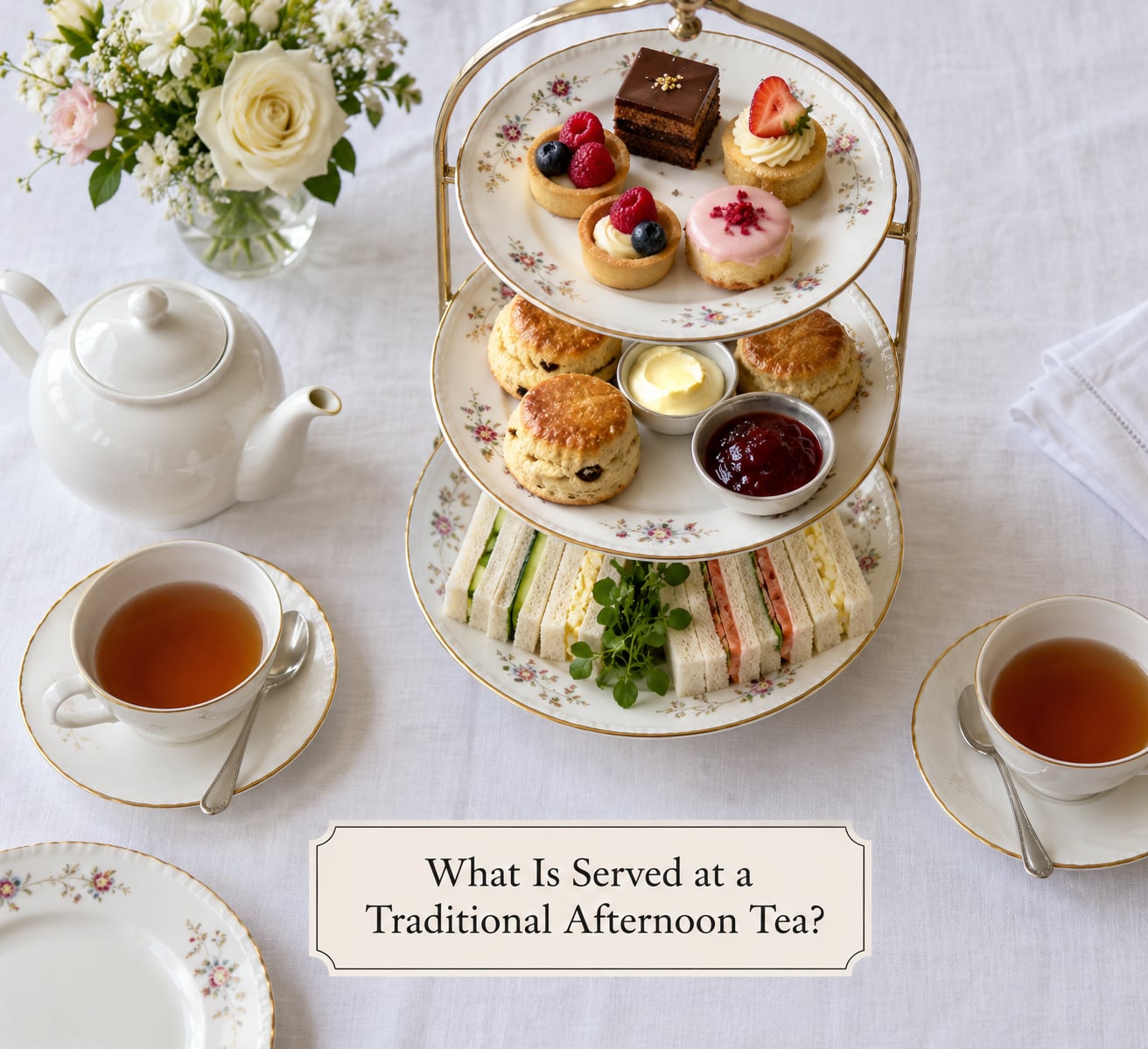 What Is Served at a Traditional Afternoon Tea?