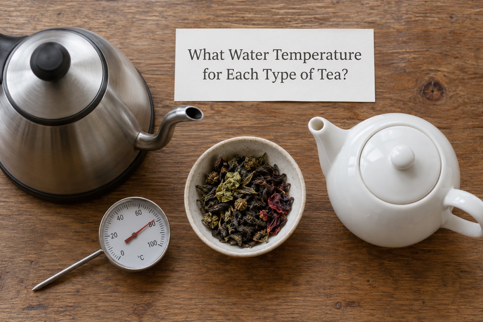 What Water Temperature for Each Type of Tea?